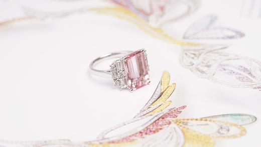 粉色摩根石耳吊 商品图3