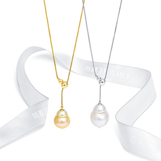 福禄系列【双福禄】海水珍珠项链 商品图0