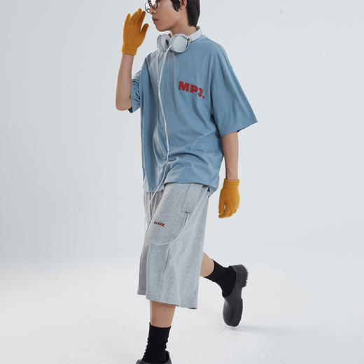 POH「ALIKE」基础街头休闲宽松廓形三色卫裤夏季百搭潮牌短裤男潮 商品图2