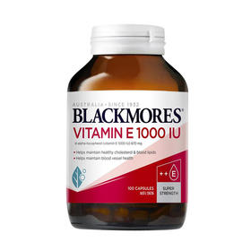 【直邮】澳洲blackmores天然维生素E软胶囊100粒