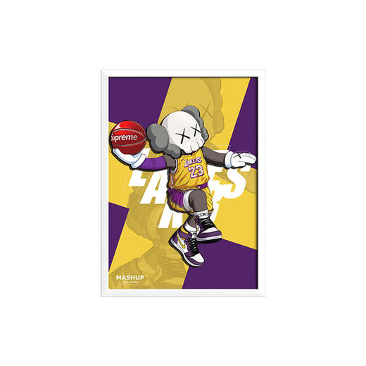 收藏系列《RESPECT LAKERS》 潮流艺术版画 限量300版  52.5*72.5cm 商品图0