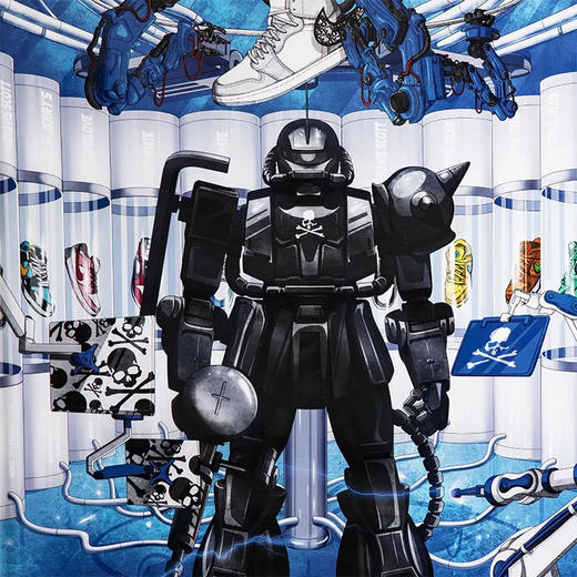 收藏系列《扎古》 潮流艺术版画   52.5*72.5cm 商品图1