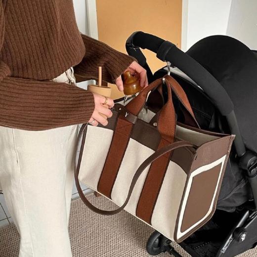神仙托特包！秒杀！2021新款潮春夏时尚手提单肩包托特包帆布包妈咪包 百搭实用 超大容量超实用 经典帅气 时尚不累肩 简约大方 高雅有气质 预售！ 商品图4