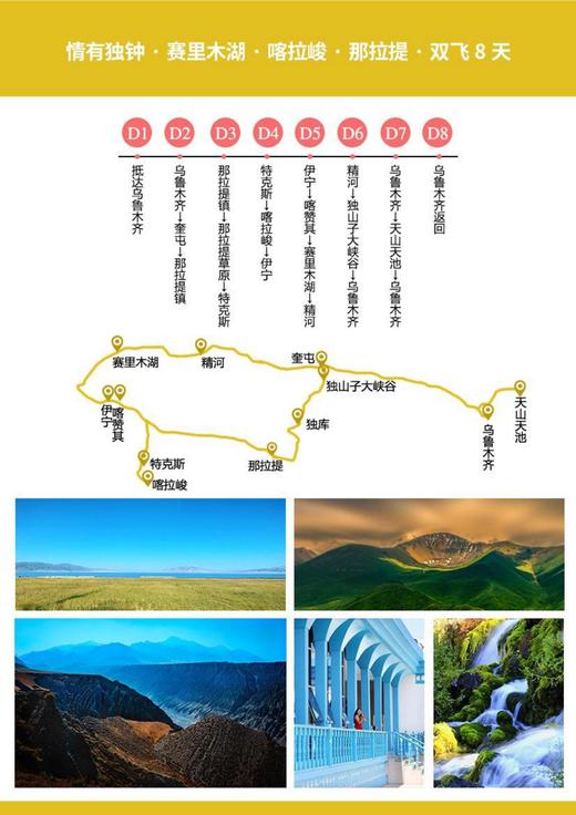 【暑期去哪儿】情有独钟赛里木湖喀拉峻那拉提双飞8日 商品图3
