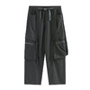 POH 可拆卸裤链飘带宽松多口袋直筒休闲长裤结构飘带工装裤子男装 商品缩略图4