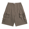 POH 「古着三口袋」廓形做旧水洗五分裤潮牌宽松军裤夏季短裤男潮 商品缩略图4