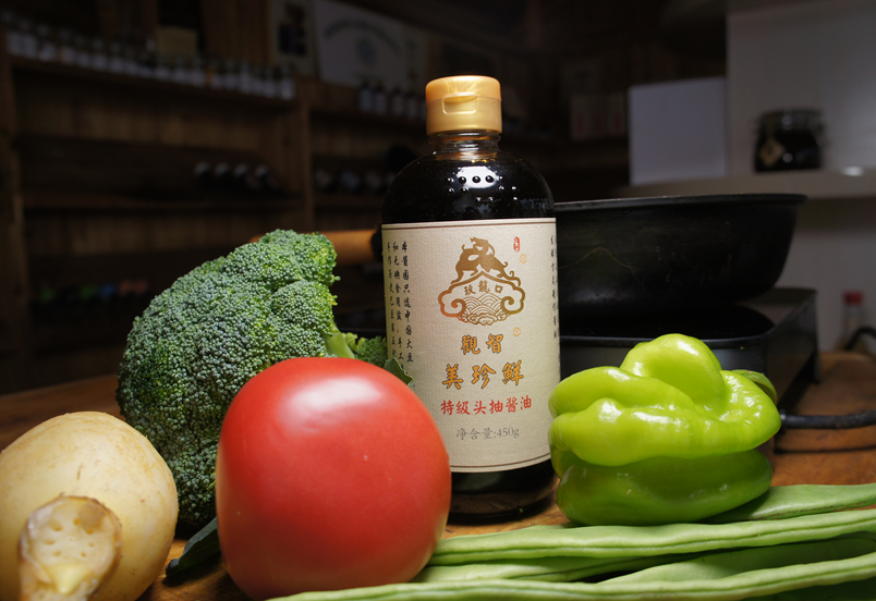 【手制头道酱油 488克 】始于清宣统 五代传承 传统大藏缸 日晒 纯酿