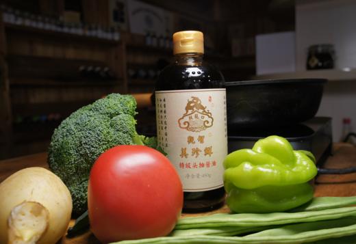 【手制头道酱油 488克 】始于清宣统 五代传承 传统大藏缸 日晒 纯酿 商品图0