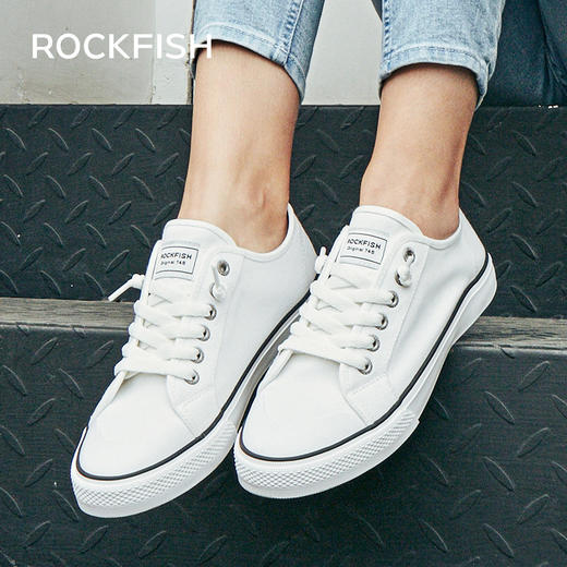 Rockfish【天赋一饼】745懒人休闲百搭不怕湿的帆布鞋懒人款745半拖帆布鞋 商品图7