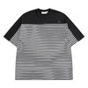 POH「嬉皮士条纹」印花街头休闲宽松落肩BIG TEE短袖男夏潮牌国潮 商品缩略图4
