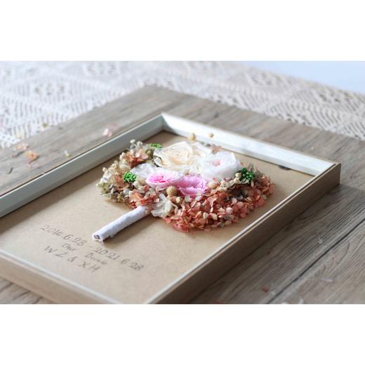 【钟情手捧花永生花相框】（38*29cm） 商品图2