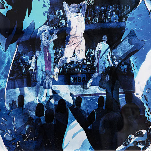 收藏系列《MAMBA FOREVER 致敬科比》 潮流艺术版画 限量300版  52.5*72.5cm 商品图2