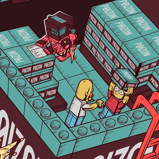 收藏系列《金刚大战哥斯拉》 潮流艺术版画 限量300版  52.5*72.5cm 商品图3