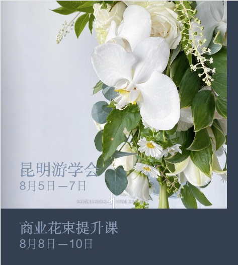 8月昆明游学 商业花束提升课 芳华资材