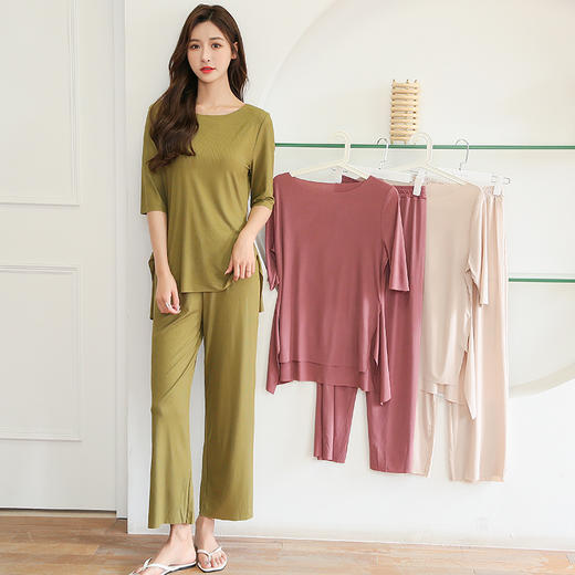 【米奈诗】2021夏季新品休闲冰爽家居套装 商品图3