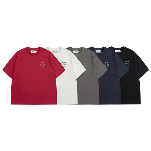 POH 「埃及图腾」 夏季印花复古街头打底T恤男国潮流宽松落肩短袖 商品图4