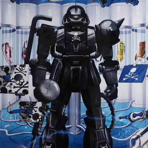 收藏系列《扎古》 潮流艺术版画   52.5*72.5cm 商品图2