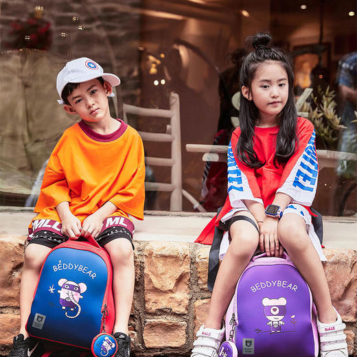 韩国杯具熊儿童书包1-3-5年级幼儿园小学生男女潮流时尚减负背包 商品图0