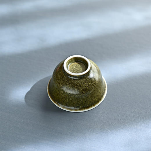 「景德镇手工盖碗主人杯」金花茶叶沫原矿釉陶瓷 三才盖碗 家用大号防烫泡茶碗 商品图9