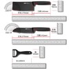 华帝红黑系列刀具三件套K623 商品缩略图4