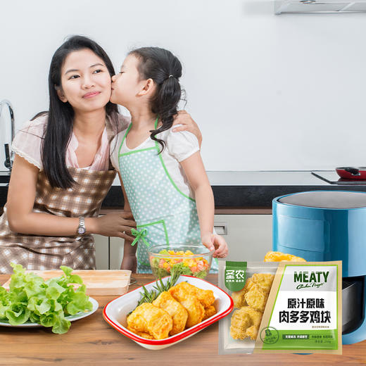 【满200-100】圣农原汁原味肉多多鸡块半成品油炸鸡块250g 商品图5