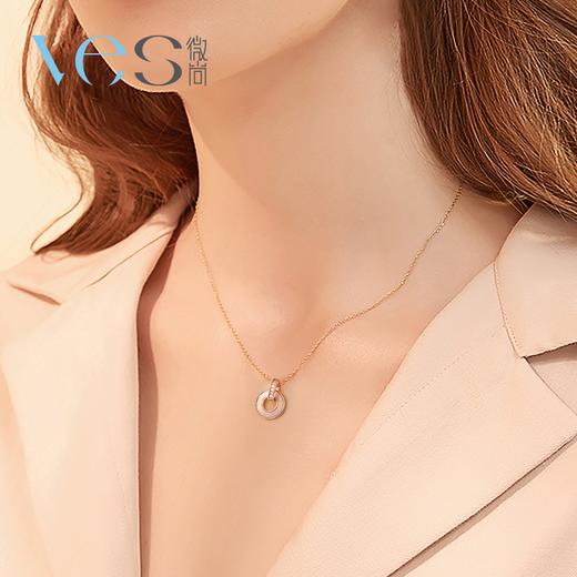 幸运圆贝银925贝母套链 商品图3