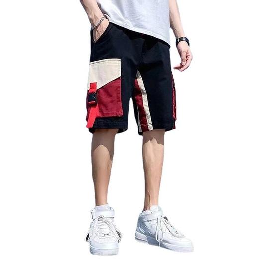 【服饰鞋包】夏季工装短裤男日系潮牌宽松休闲潮流直筒中裤五分裤 商品图3