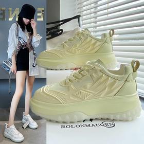 【女生小白鞋】谷韵系带松糕老爹运动休闲鞋