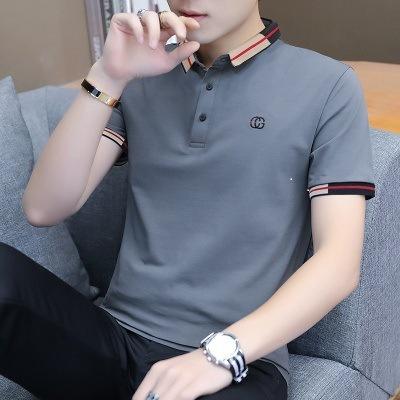 【服饰鞋包】短袖t恤翻领潮流潮牌上衣服半袖男装体恤 商品图1