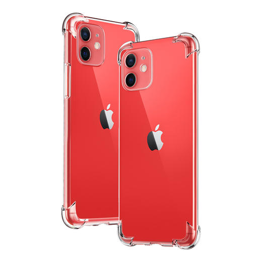 【手机壳】适用iphone11苹果12手机壳四角气囊透明防摔保护套华为P40红米K30 商品图2
