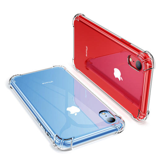 【手机壳】适用iphone11苹果12手机壳四角气囊透明防摔保护套华为P40红米K30 商品图1