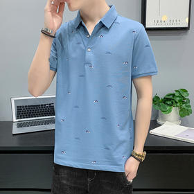 【服饰鞋包】新款男式POLO衫商务休闲短袖T恤舒适透气上衣