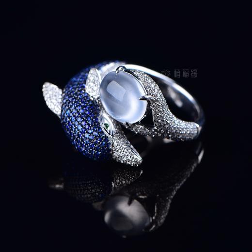 【宠爱】白蛋面海豚戒-JZ411121 商品图3