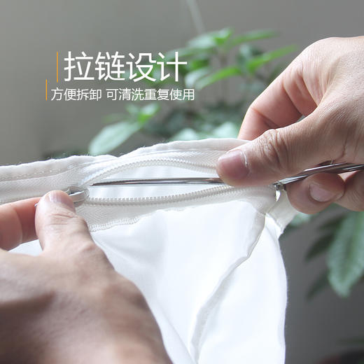 奶茶过滤袋（小/中/大 （一圈两布袋） 港式拉茶袋 不锈钢手柄 豆浆过滤棉布袋咖啡丝袜奶茶袋 商品图4