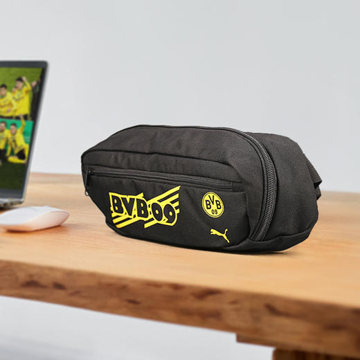 正品PUMA/彪马多特蒙德足球运动训练收纳腰包男077524-03 商品图0