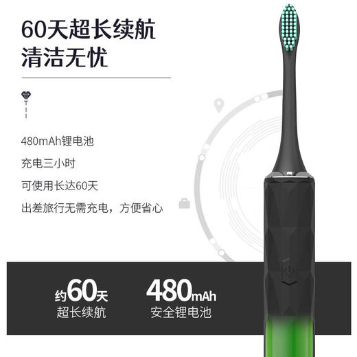 洁牙器智能超声波洗牙器洁面器电动牙刷五合一口 腔防滑硅胶清洁器 商品图1