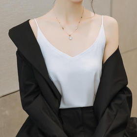 吊带背心女V领打底西装内搭设计感小众外穿宽松性感无袖上衣内衣夏季