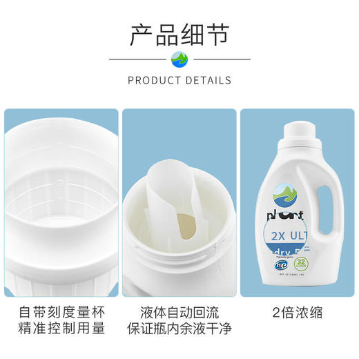 美国蔚蓝星球planet2倍浓缩全降解洗衣液妈妈宝宝专用 商品图4