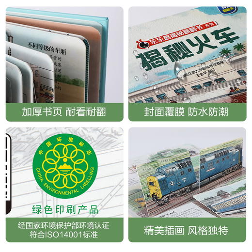 乐乐趣揭秘翻翻书系列第八辑-揭秘火车 商品图5