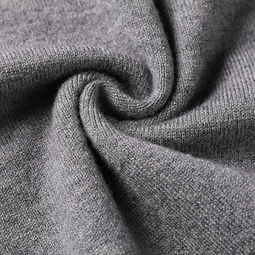 famecoco范可儿高领针织衫女秋百搭纯色卷边打底衫F216DC009 商品图4