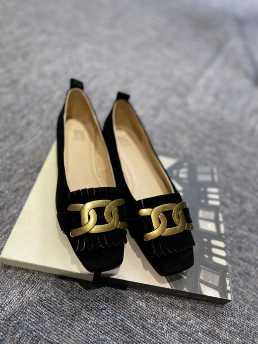 西村名物2021秋季新款金属扣舒适浅口单鞋T21CE34161 商品图2