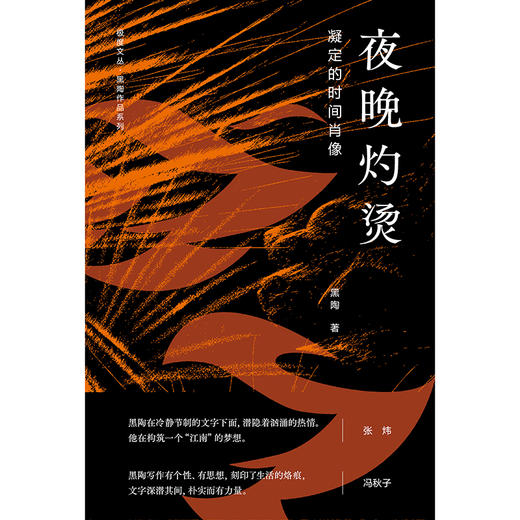 【“云端书展”专区】夜晚灼烫：凝定的时间肖像    黑陶/著   商品图1