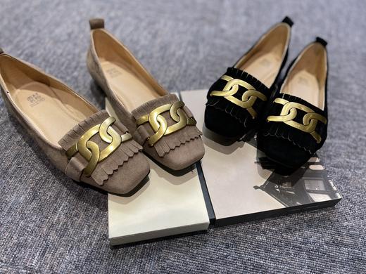 西村名物2021秋季新款金属扣舒适浅口单鞋T21CE34161 商品图1