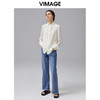 VIMAGE纬漫纪新款时尚通勤休闲显瘦百搭牛仔裤VC2105210 商品缩略图1