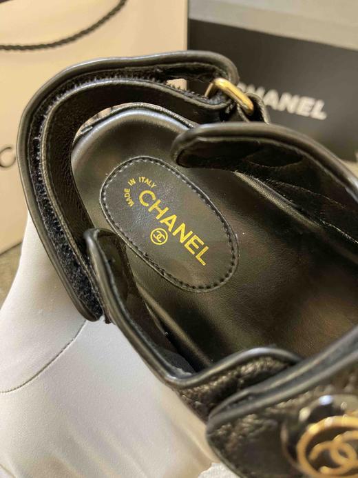 香奈儿经典款凉鞋，配全套包装，橡胶底耐磨防滑，鞋面牛皮耐穿舒适，清仓特价处理🉐️，实拍 商品图7