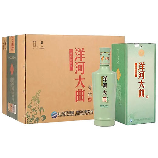 洋河大曲青瓷老包装 42度浓香型白酒 整箱500ml*6瓶包邮 商品图0