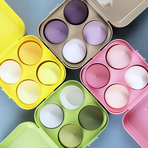 【网红美妆蛋】美妆蛋 葫芦粉扑 水滴粉扑 彩妆蛋 化妆蛋斜切海绵粉扑 商品图0