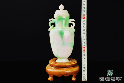 派瑞翡翠 翡翠摆件 糯种 绿色 紫色 商品图2