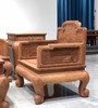 红桥红  家具严选  缅甸花梨（大果紫檀）【卷珠腿 荷韵沙发113六件套】 商品缩略图7