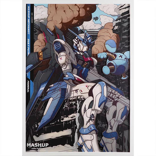 收藏系列《高达-强袭》 潮流艺术版画 限量999版 52.5*72.5cm 商品图2